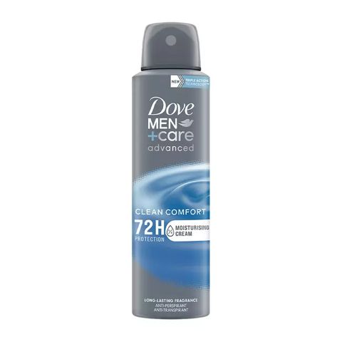 Dove Men+ Care Advanced Clean Comfort Дезодорант против изпотяване за мъже x150 мл