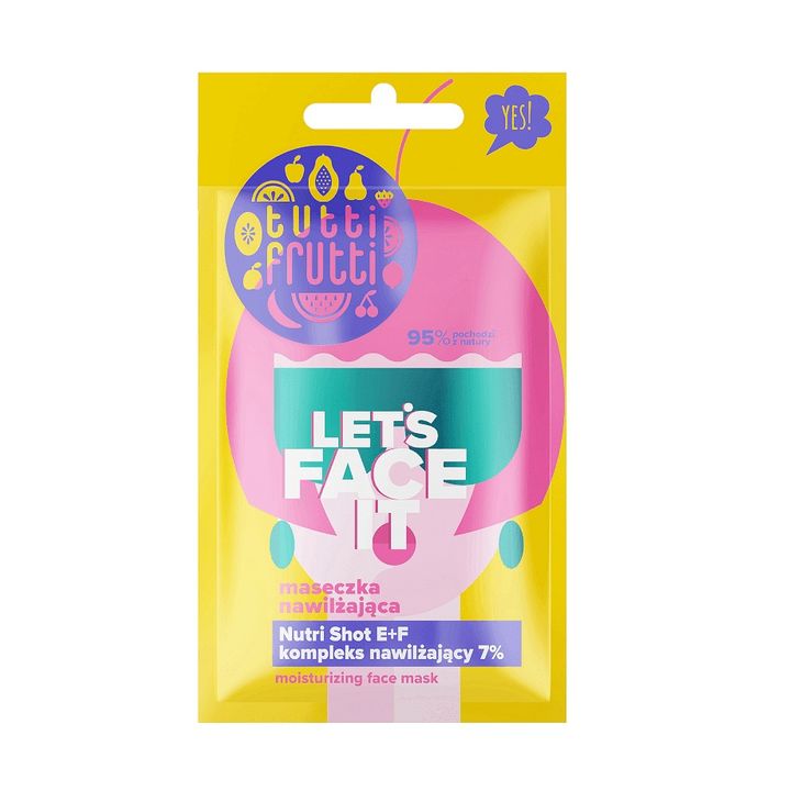 Farmona Tutti Frutti Let's Face it Хидратираща маска за лице x7 грама