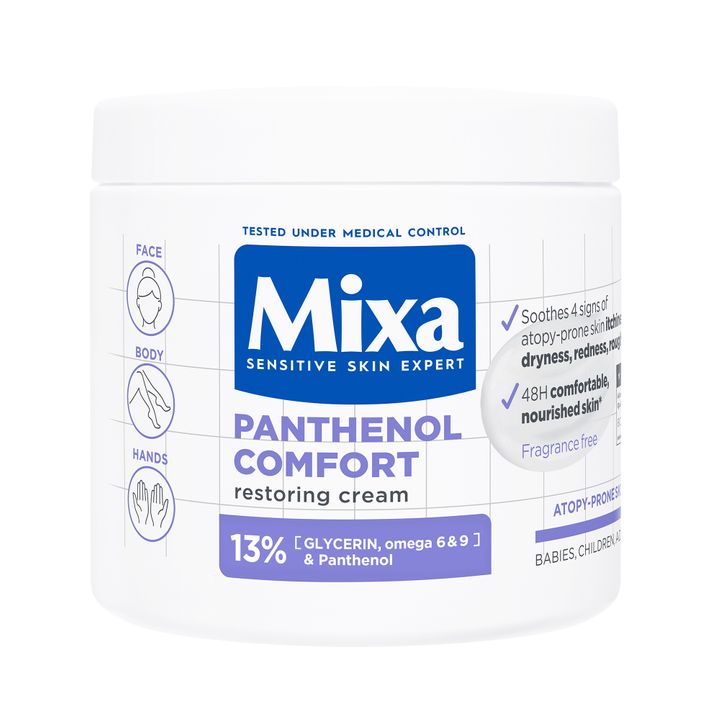 Мixa Panthenol Comfort Крем за възстановяване на защитната бариера за кожа, склонна към атопия x400 мл