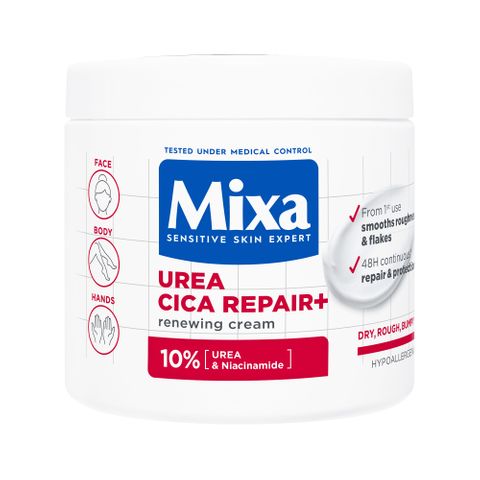 Mixa Urea Cica Repair Регенериращ крем за груба и суха кожа x400 мл