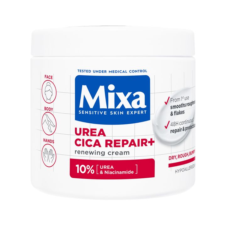 Mixa Urea Cica Repair Регенериращ крем за груба и суха кожа x400 мл