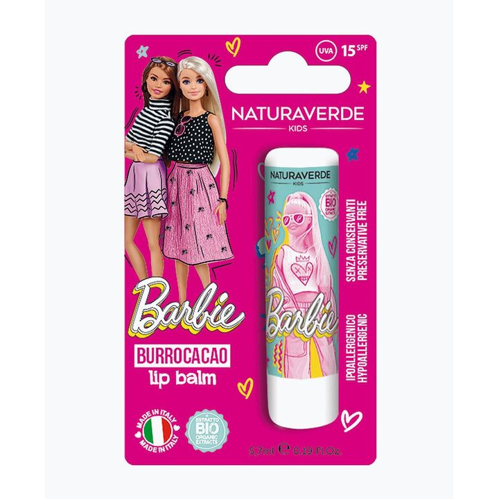 Naturaverde Barbie Балсам за устни с пчелен восък SPF15 х5,7 мл