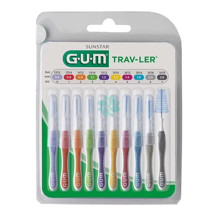 Gum Интердентални четки Trav-Ler x10 броя