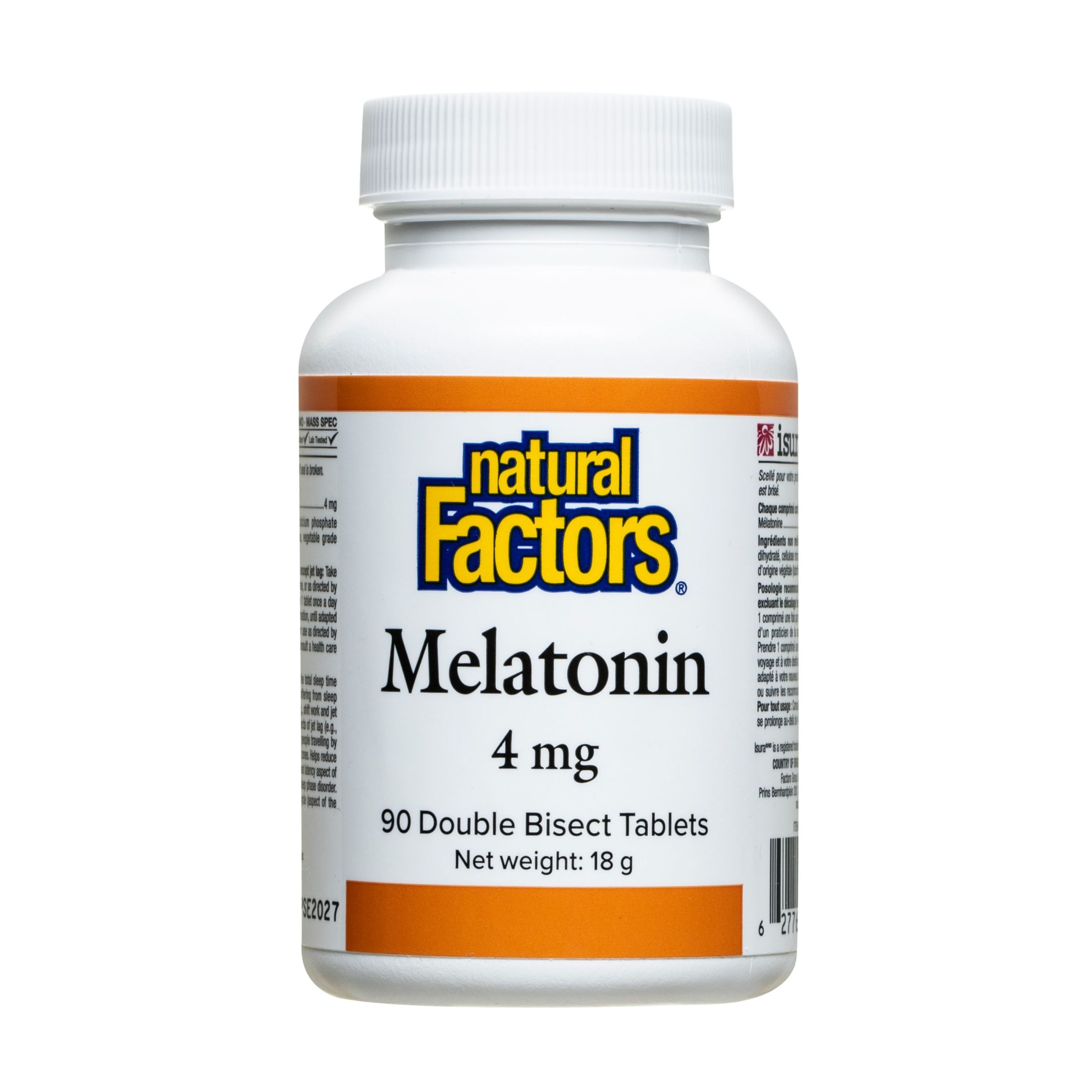 Мелатонин 4 mg при безсъние x90 таблетки Natural Factors