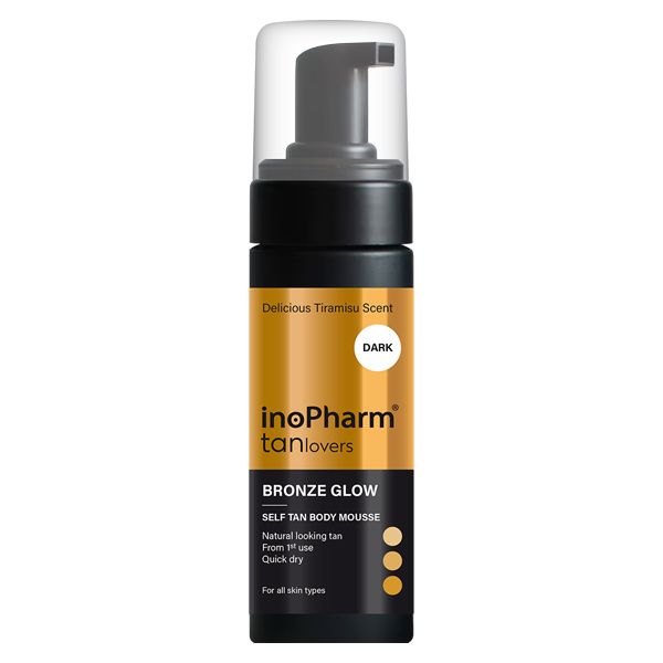 InoPharm TanLovers Автобронзант за тяло x150 мл, Dark