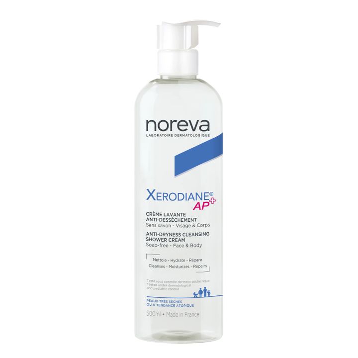 Noreva Xerodiane AP+ Почистващ душ-крем за много суха и атопична кожа x500 мл