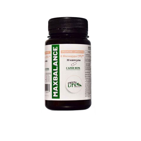 Maxbalance Синбиотик с Алое вера х30 веге капсули Phyto Life