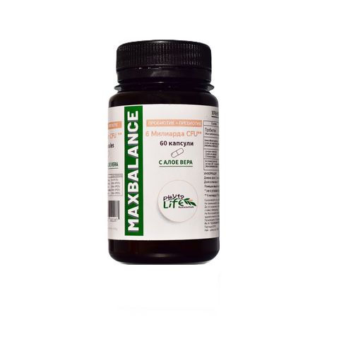 Maxbalance Синбиотик с Алое вера х60 веге капсули Phyto Life