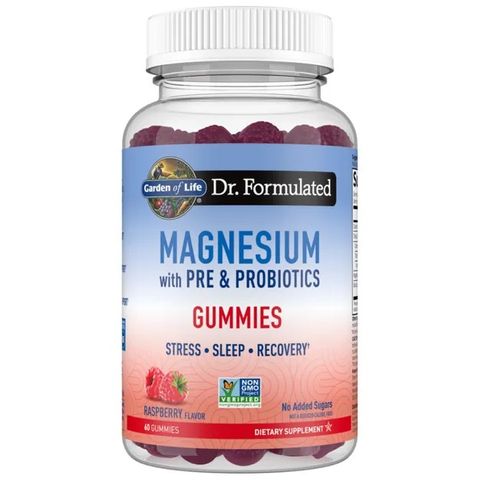 Dr. Formulated Магнезий с пробиотици, с вкус малина х60 желирани таблетки Garden of Life