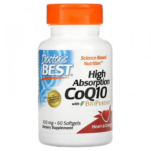 Коензим Q10 с Биоперин х60 дражета Doctor's Best
