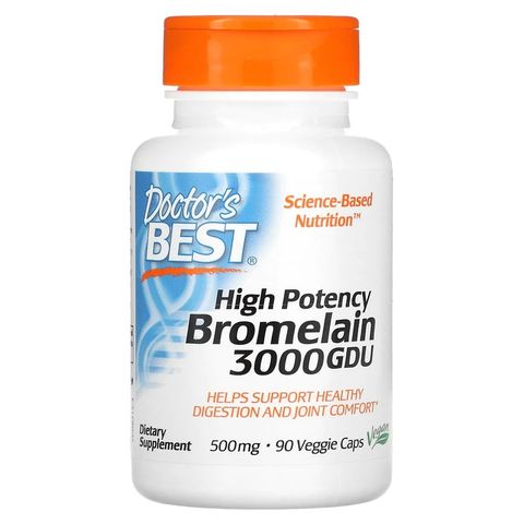Бромелаин 3000 GDU 500 mg х90 капсули Doctor's Best