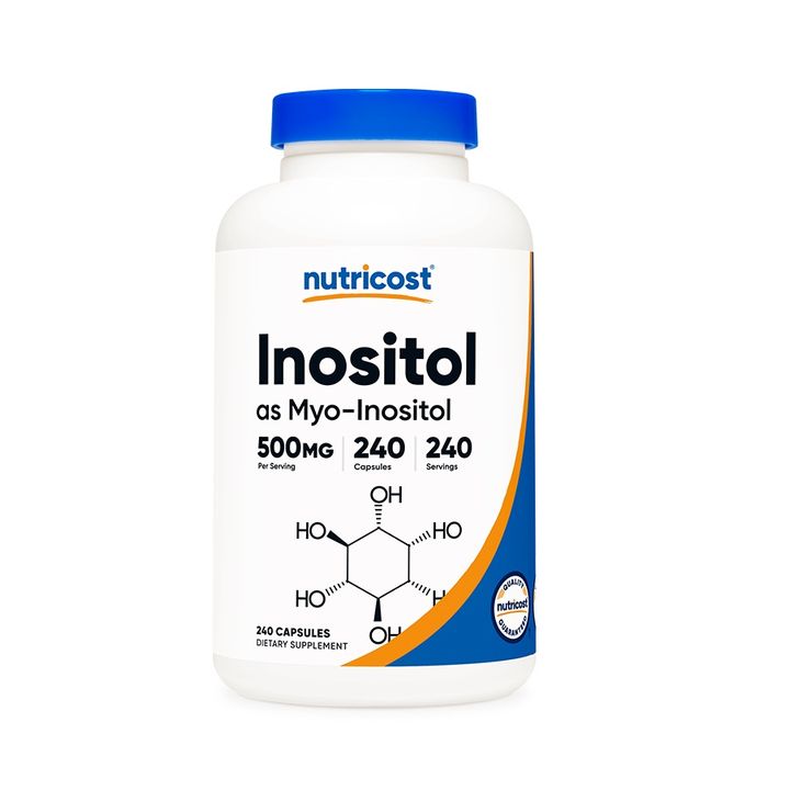 Инозитол ( Мио Инозитол/Витамин В8 ) 500 mg х240 капсули Nutricost