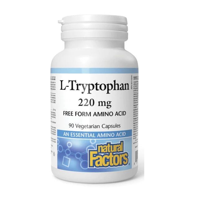 Л-Триптофан за нервната система 220 mg х90 капсули Natural Factors