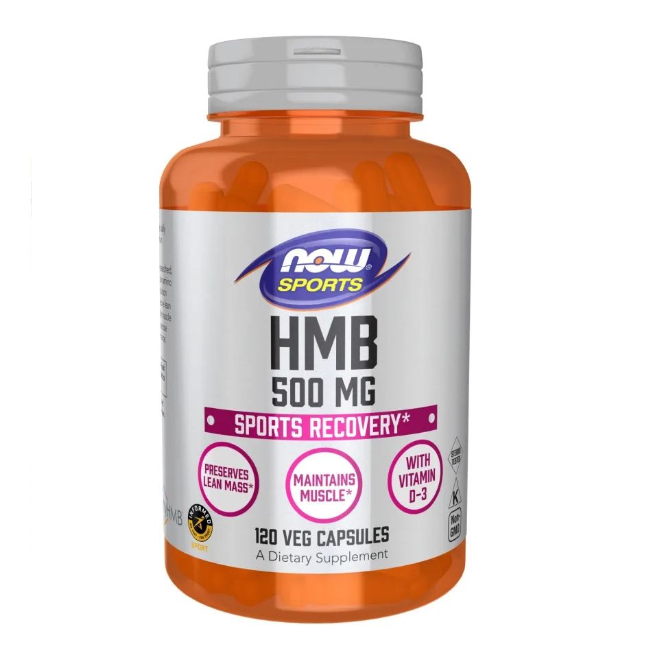 HMB 500 мг x120 капсули, Now Foods