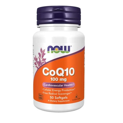 Коензим Q10 100 мг x 50 дражета, Now Foods