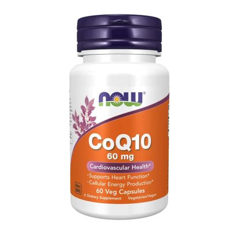 Коензим Q10 60 мг x 60 капсули, Now Foods