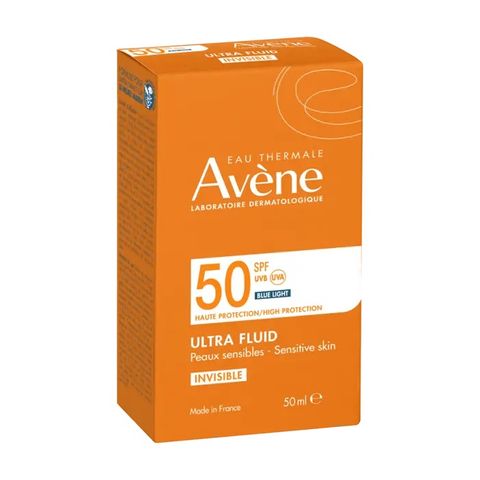 Avene Eau Thermale Слънцезащитен ултра флуид за лице с невидимо покритие SPF50 x50 мл