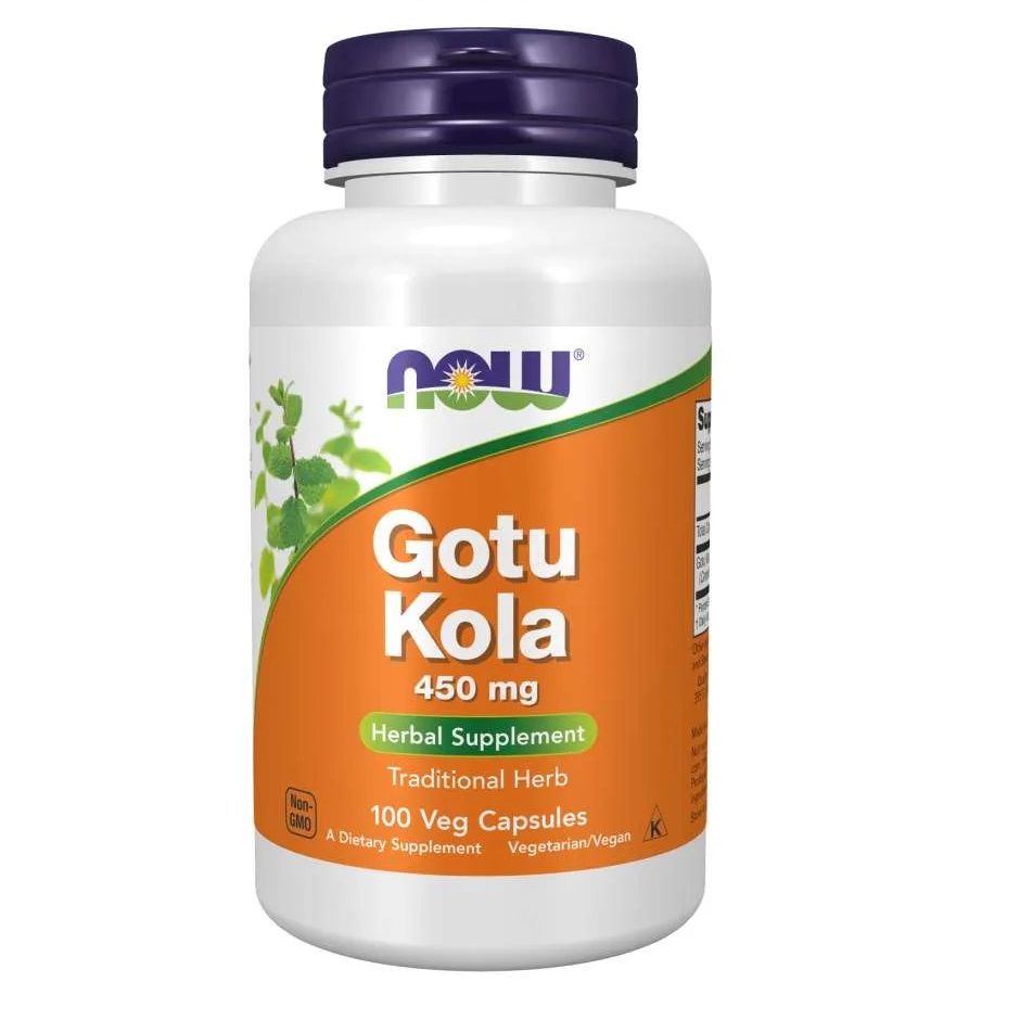 Готу Кола 450 мг x100 капсули, Now Foods