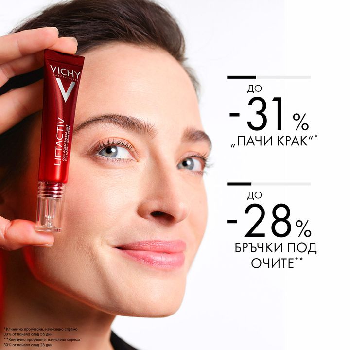 Vichy Liftactiv Collagen Specialist Грижа за околоочния контур x15 мл