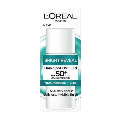 Loreal Paris Bright Reveal UV Флуид за лице против тъмни петна SPF50 ...