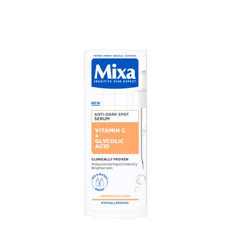 Mixa Anti- Dark Spot Серум за лице против тъмни петна за кожа с неравен тен и без блясък  x30 мл