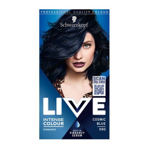 Live Intense Colour Трайна крем боя за коса, 090 Cosmic Blue