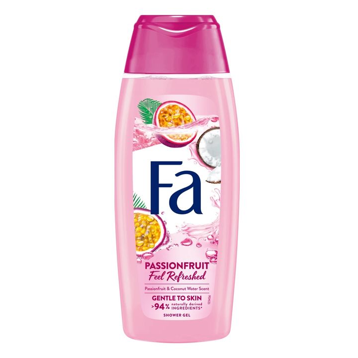 Fa Feel Refreshed Душ гел за тяло с аромат на маракуя и кокосова вода x400 мл