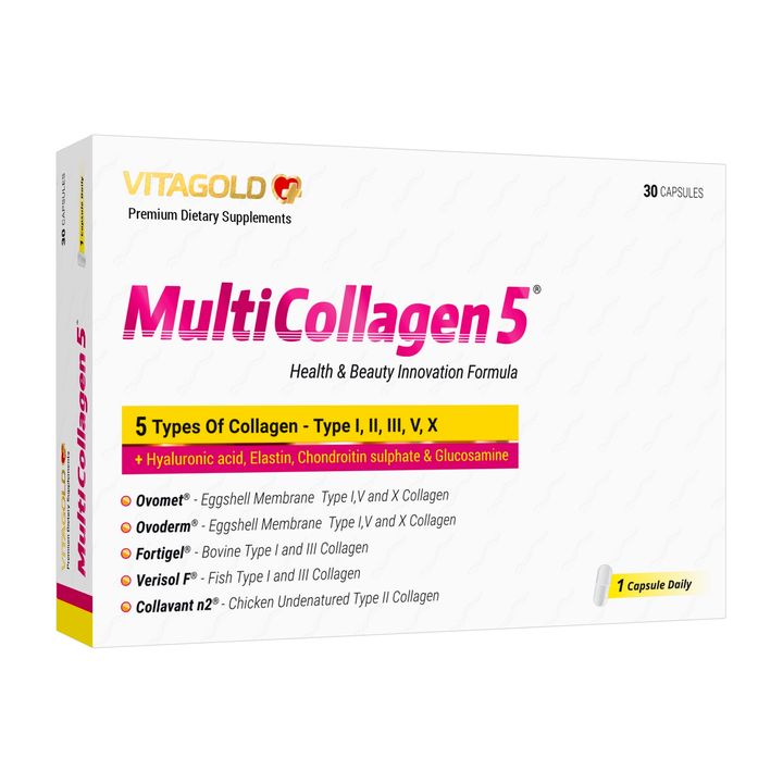 Мултиколаген 5 х30 капсули Vitagold