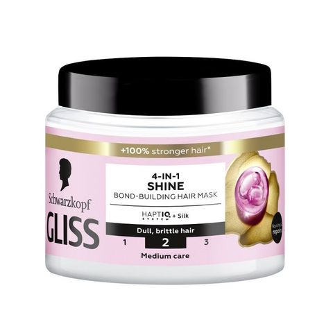 Gliss Shine 4в1 Маска за коса за блясък x400 мл