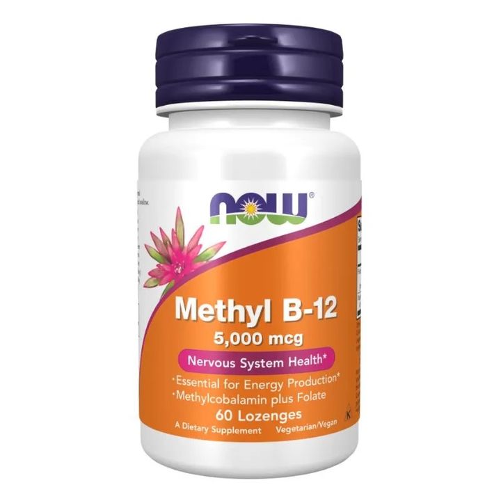 Methyl B-12 Метилкобаламин 5000 mcg х120 таблетки Now Foods