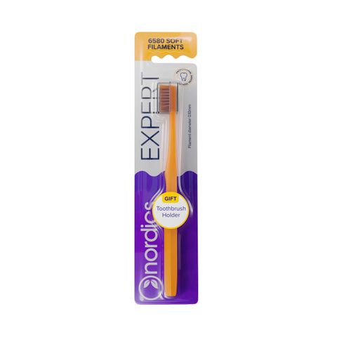 Nordics Expert 6580 Soft Четка за зъби, оранжева