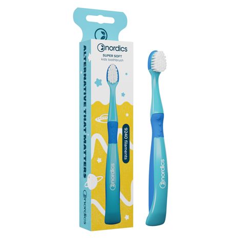 Nordics Kids 9240 Super Soft Детска четка за зъби, Русалка синя