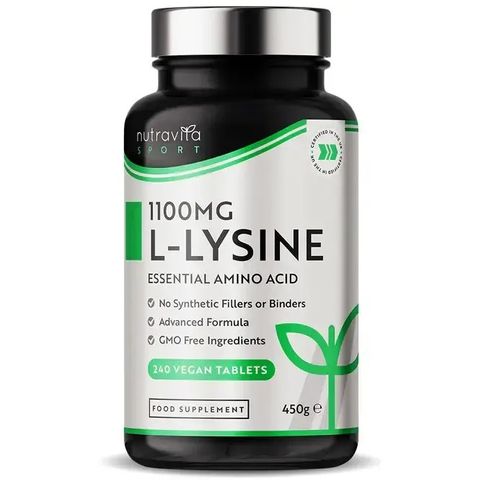 L-лизин 1100mg х240 таблетки Nutravita
