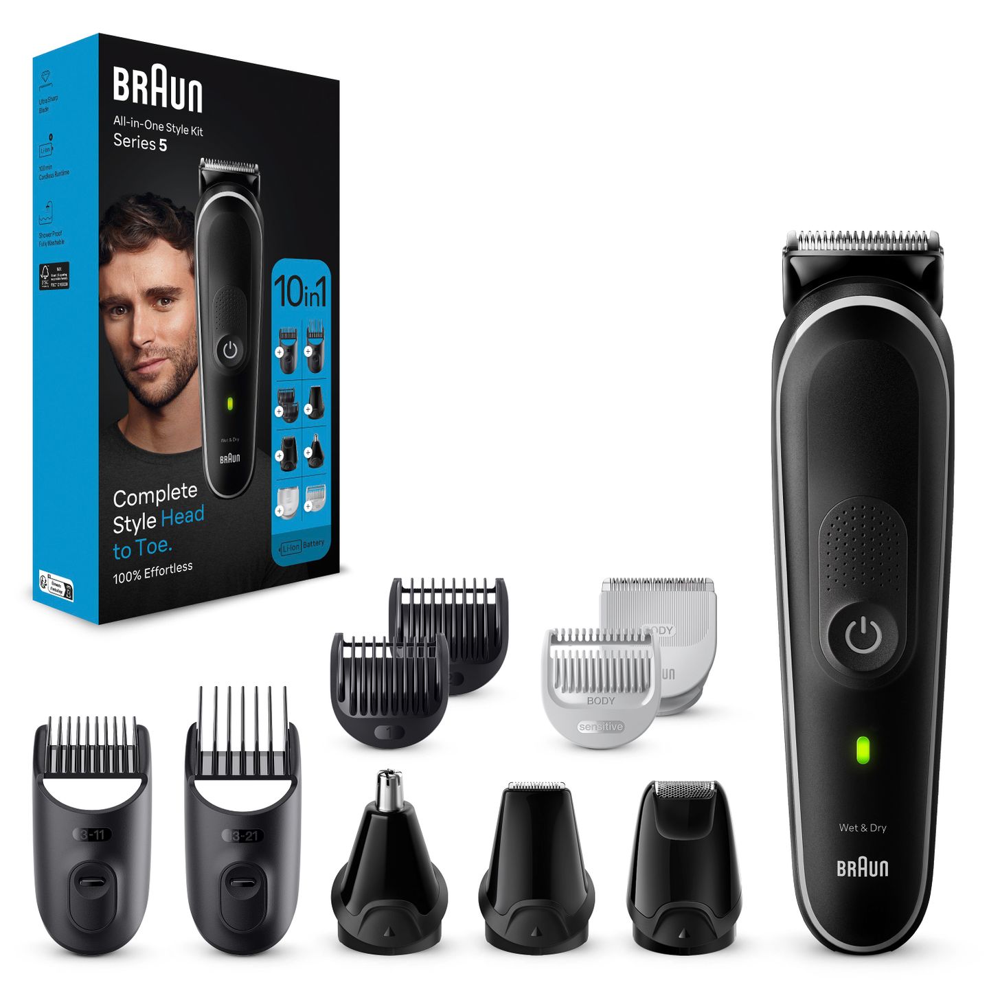 Braun Тример за лице, коса и тяло - MGK5440