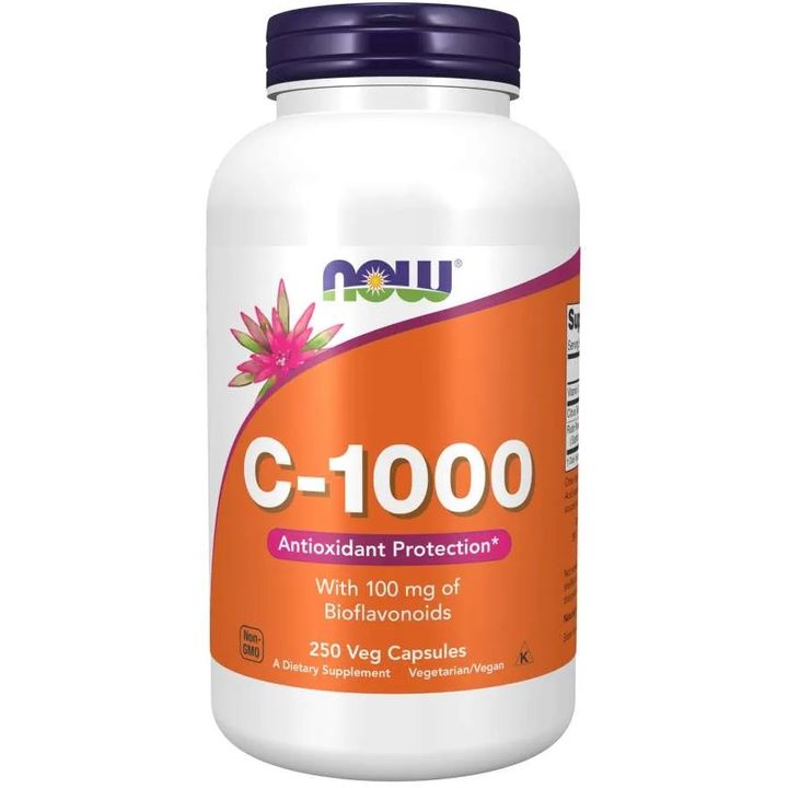 C-1000 витамин С 1000 mg х250 капсули Now Foods