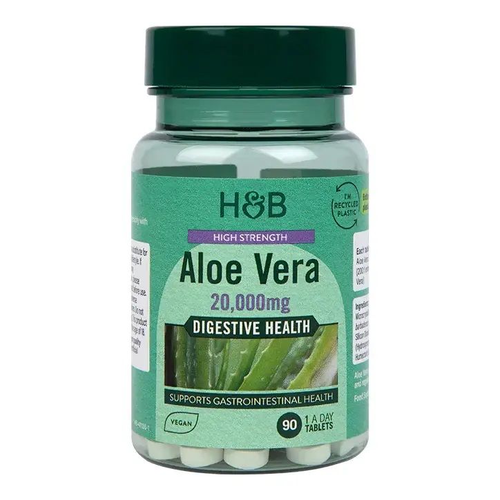 Алое Вера 20,000мг х90 таблетки Holland & Barrett