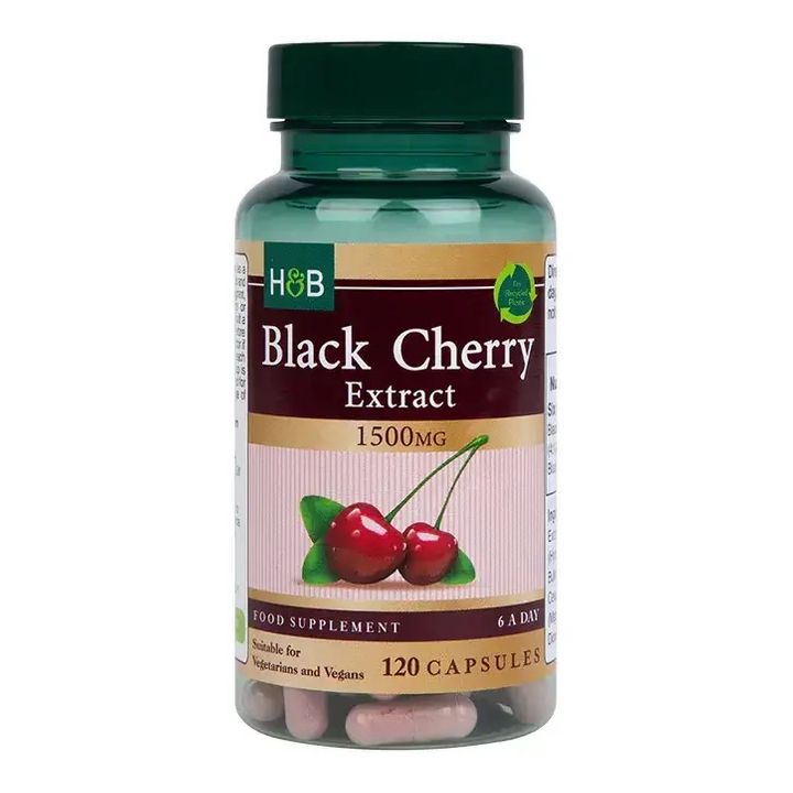 Черна череша екстракт х120 капсули Holland & Barrett