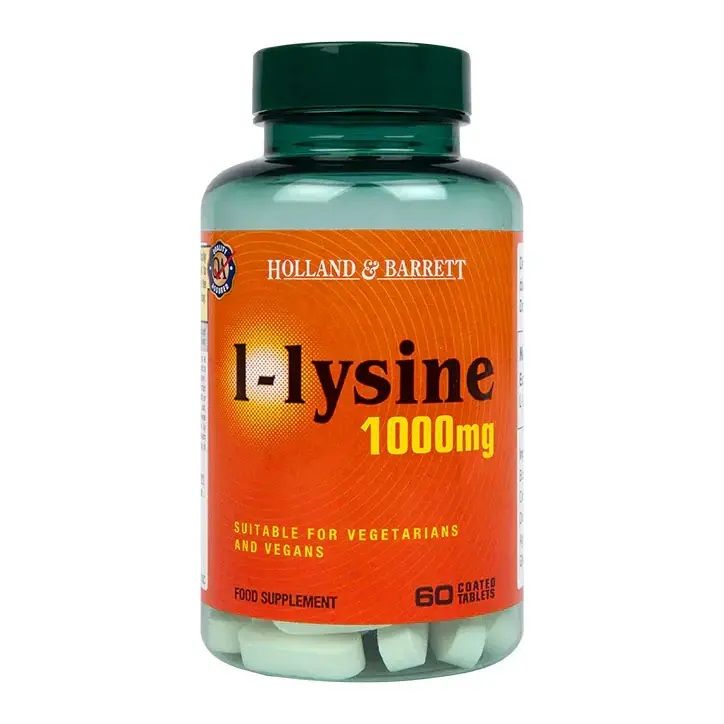 L-Лизин 1000mg х60 таблетки Holland & Barrett