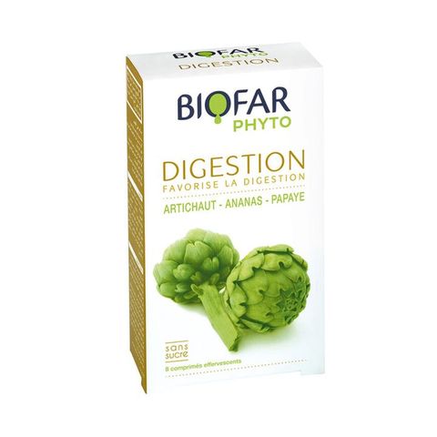 Digestion Храносмилателни ензими х8 ефервесцентни таблетки Biofar