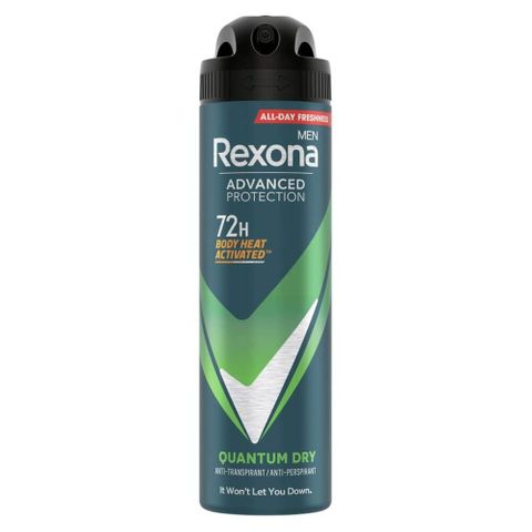Rexona Man Advanced Protection Quantum Dry Део спрей против изпотяване ...