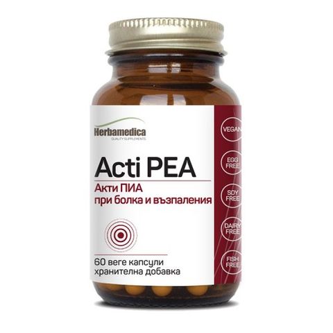 Acti PEA при болка и възпаление 400 mg х60 веге капсули Herbamedica