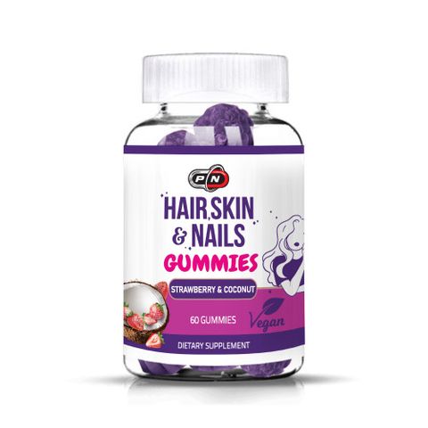 Коса, кожа и нокти, с плодов вкус х60 желирани таблетки Pure Nutrition