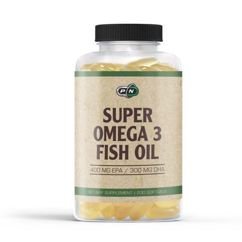 Omega 3 Рибено масло 400 EPA / 300 DHA х200 дражета Pure Nutrition