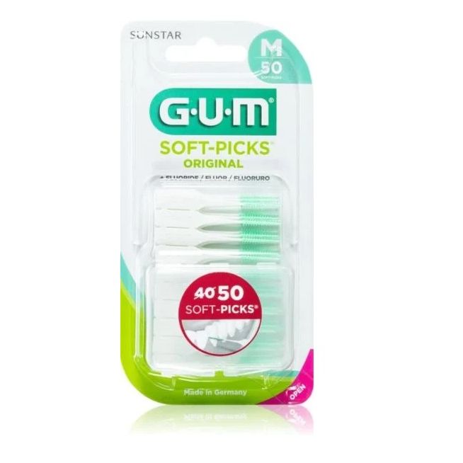 GUM Soft-Picks Интердентални четки за еднократна употреба x50 броя, Medium