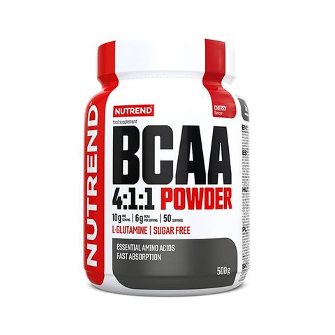 BCAA Mega Strong Аминокиселини с аромат череша х500 г Nutrend