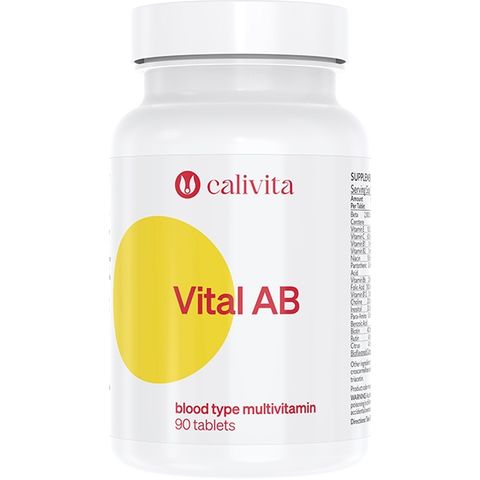 Vital AB Мултивитамини за кръвна група AB х90 таблетки Calivita