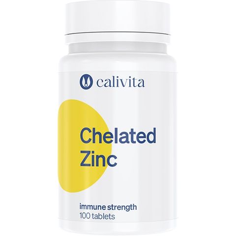 Цинк, хелатен 15 mg х100 таблетки Calivita