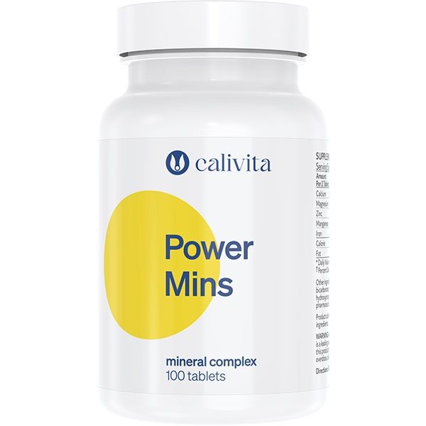 Power Mins Минерален комплекс х100 таблетки Calivita