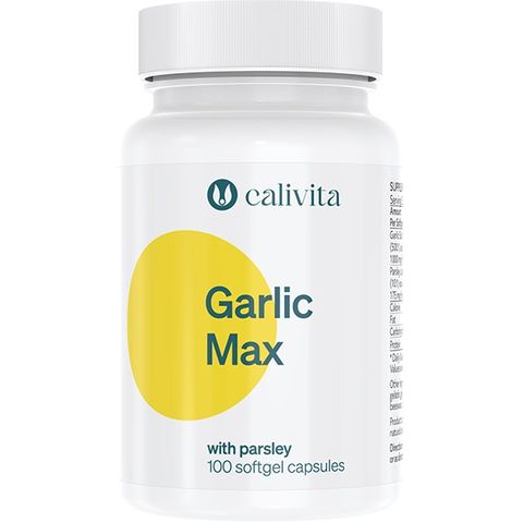 Garlic Max Обезмирисен чесън с магданоз х100 меки дражета Calivita