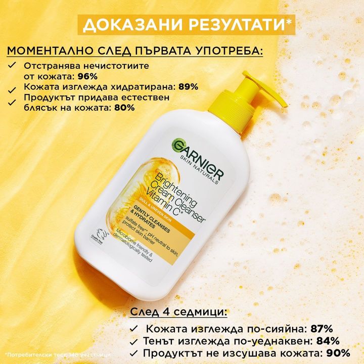 Garnier Skin Naturals Кремообразен почистващ гел за лице x250 мл